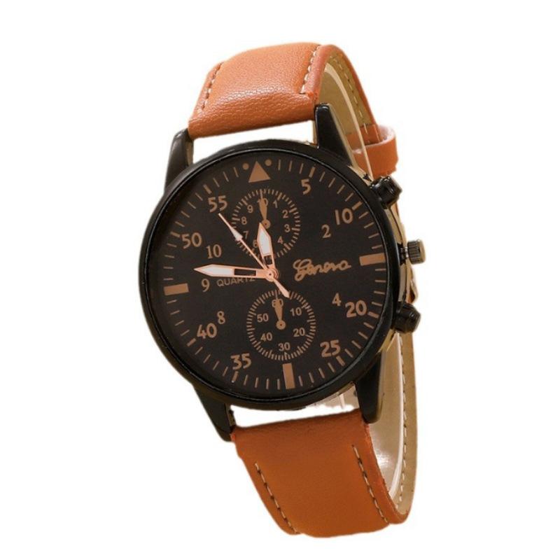 Men'S Casual Sports Belt Watch Watch Quartz Watch Bracelet Set Trendy
