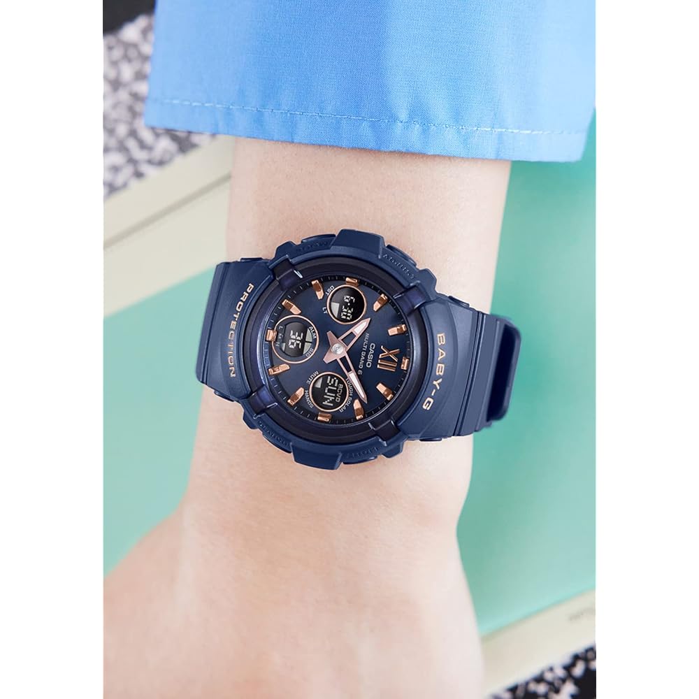Casio Baby-G BGA-2800-2AJF Women's Solar Radio Watch Navy