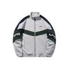 Li Ning Sports Fashion Series Casual Fleece Stand Collar Sports Jacket Unisex Jackets Micro-Crystal-Gray AWDPA41-13