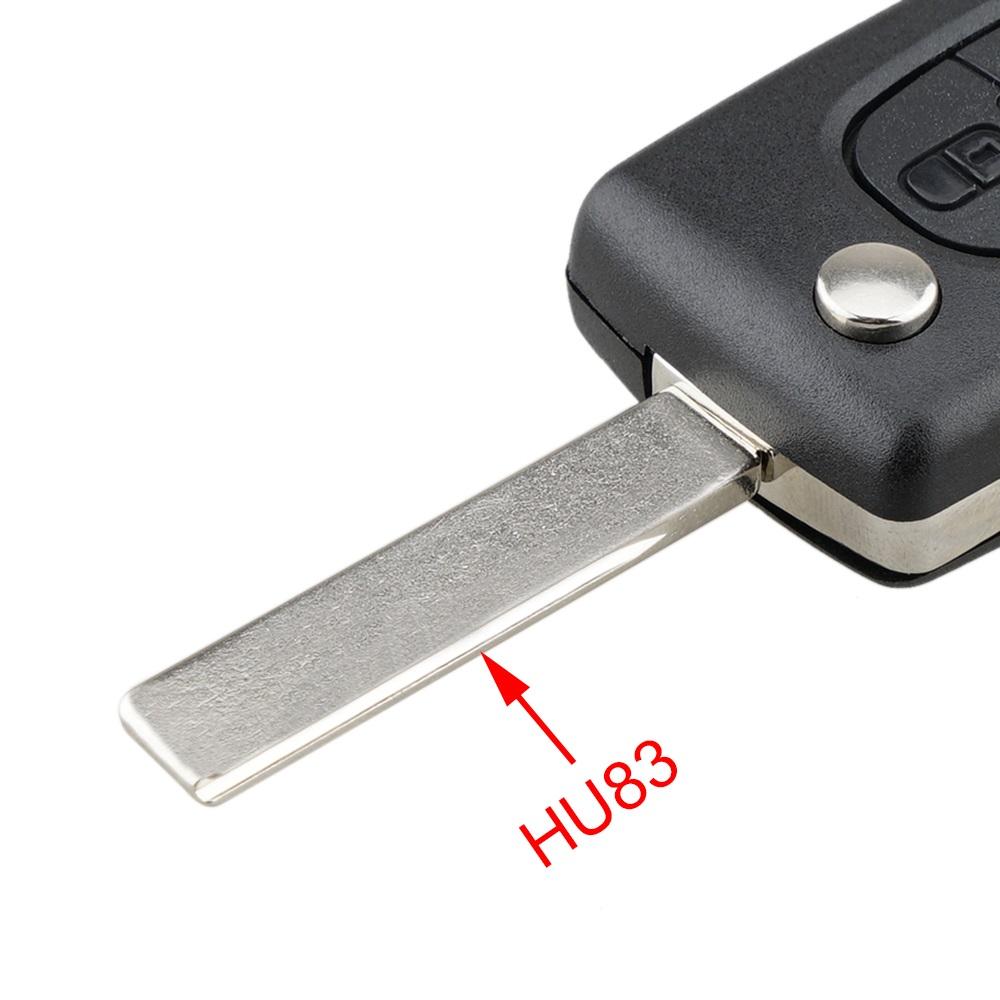 Remote Control Key for Citroen C4 C5 C4 Picasso Peugeot 207 307 308 Chip Blank ID46 CE0536 433 Mhz ASK