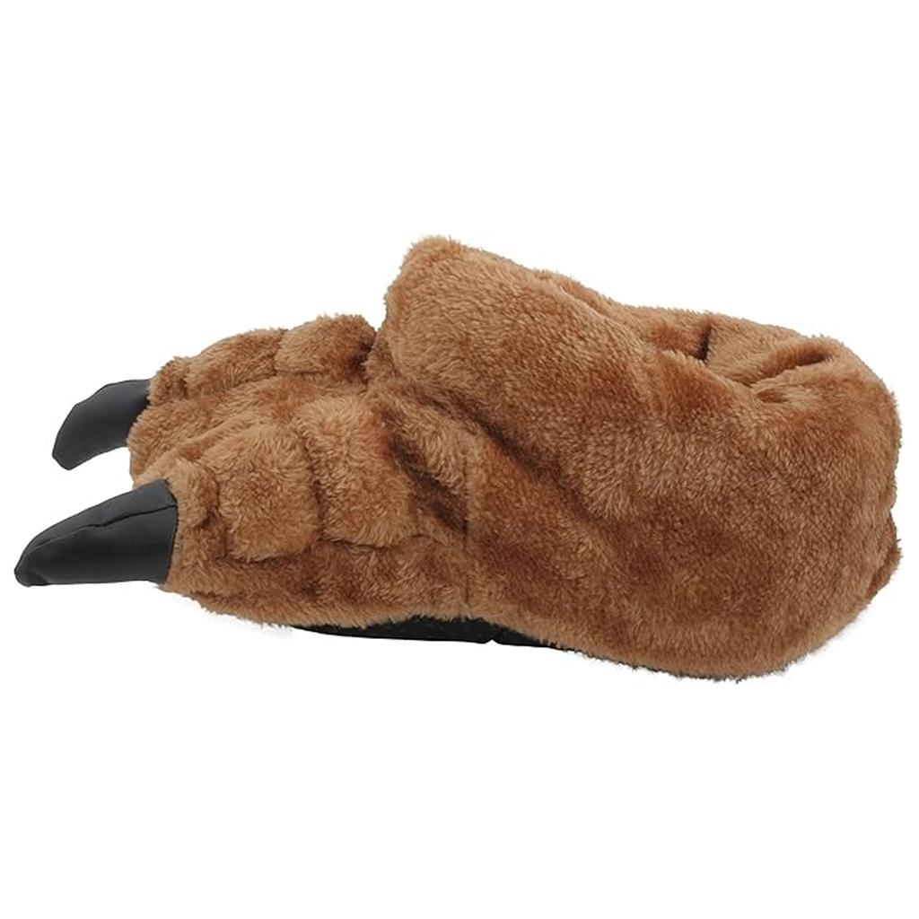 Slumberzzz Mens Monster Claw Plush 3D Slippers