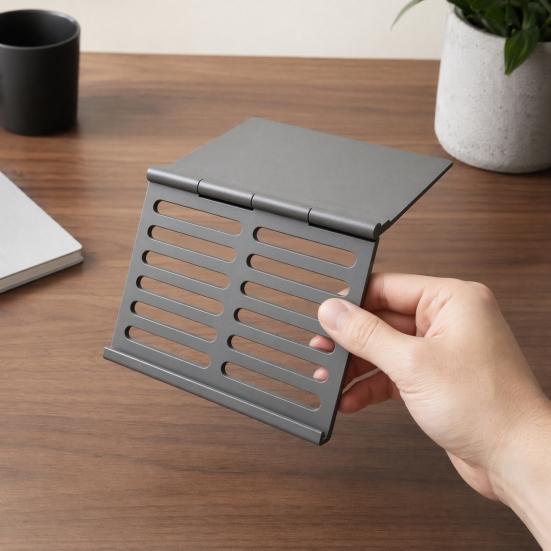 Mahjong Card Holder for Table 3D Printed Angled Viewing Display Rack Under-Mat Slide-in