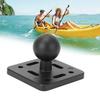 1in Ball Mount Base Universal Aluminum Alloy Ball Mount Plate with AMPS Hole for BRCOVAN B Size 1in Ball Dual Socket Arm