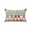 Christmas Atmosphere Pillow Cover Santa Claus Home Snow Scene Print Sofa Bedside Decoration Cushion Cover