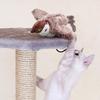 Automatic Activated Sparrow Cats Toy Remote Control Chirping Bird with Sound Effect and Motion Pet Teaser Toy