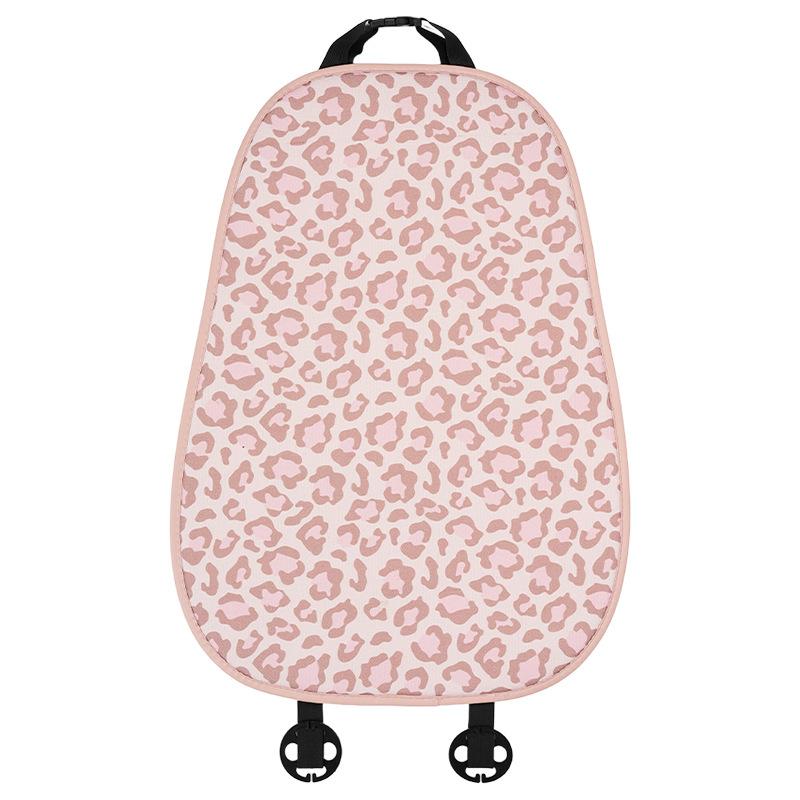 New car seat cushion leopard print cat four seasons universal car seat cushion linen breathable and comfortable car seat cover