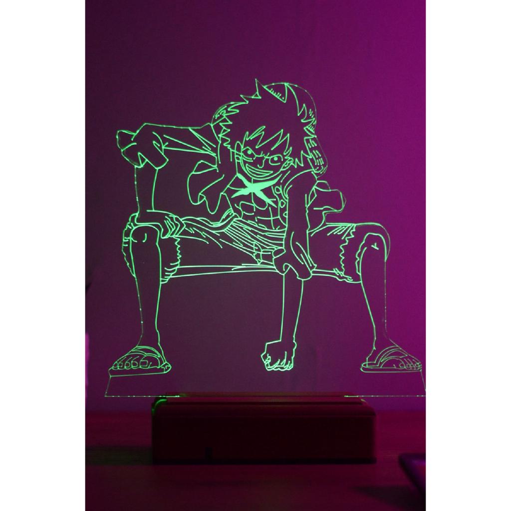 Veilleuse animée One Piece Monkey D. Luffy à 16 couleurs