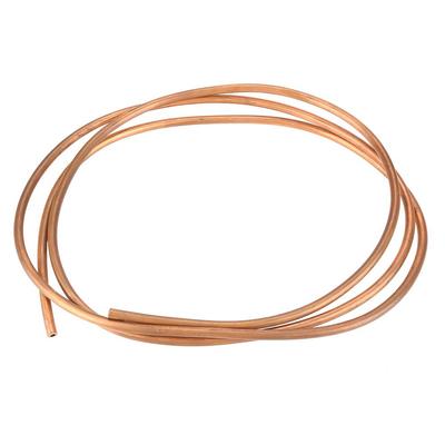 Raw Copper Tube 2m Coiled Copper Tube Outer Diameter 6mm X Inner Diameter 4mm X Thickness 1mm Hose Tube Soft Copper Tube For Refrigeration Piping
