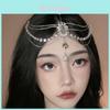 Elegant Rhinestone And Multi Layer Chain Design Women Silver Jewelry Headwear For Festival Gift