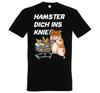 Youth Designz Hamster Get In The Knee Mens T-Shirt Logo Print Funny Saying Fun