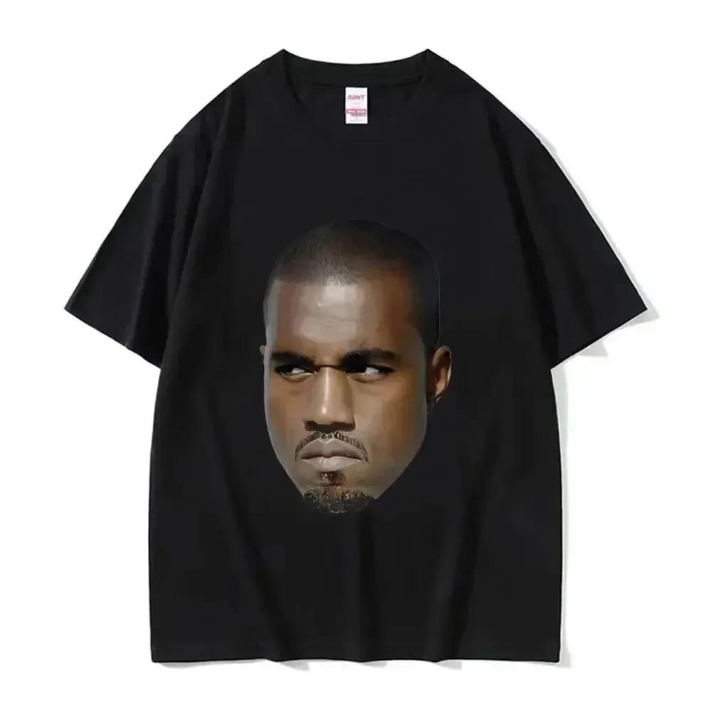 Funny Kanye West Meme T-Shirt Vintage Hip Hop Rap Style Tshirt UnisexSummer Music Short Sleeve T Shirt Streetwear1