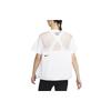 Nike SPORTSWEAR TECH PACK T Shirts Women's White Crew Neck Moderate Straight Fit DC8116-100