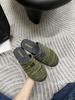 Fashion Baotou Half Slippers Women Wear Muller Shoes 2025 New Flat Sandals