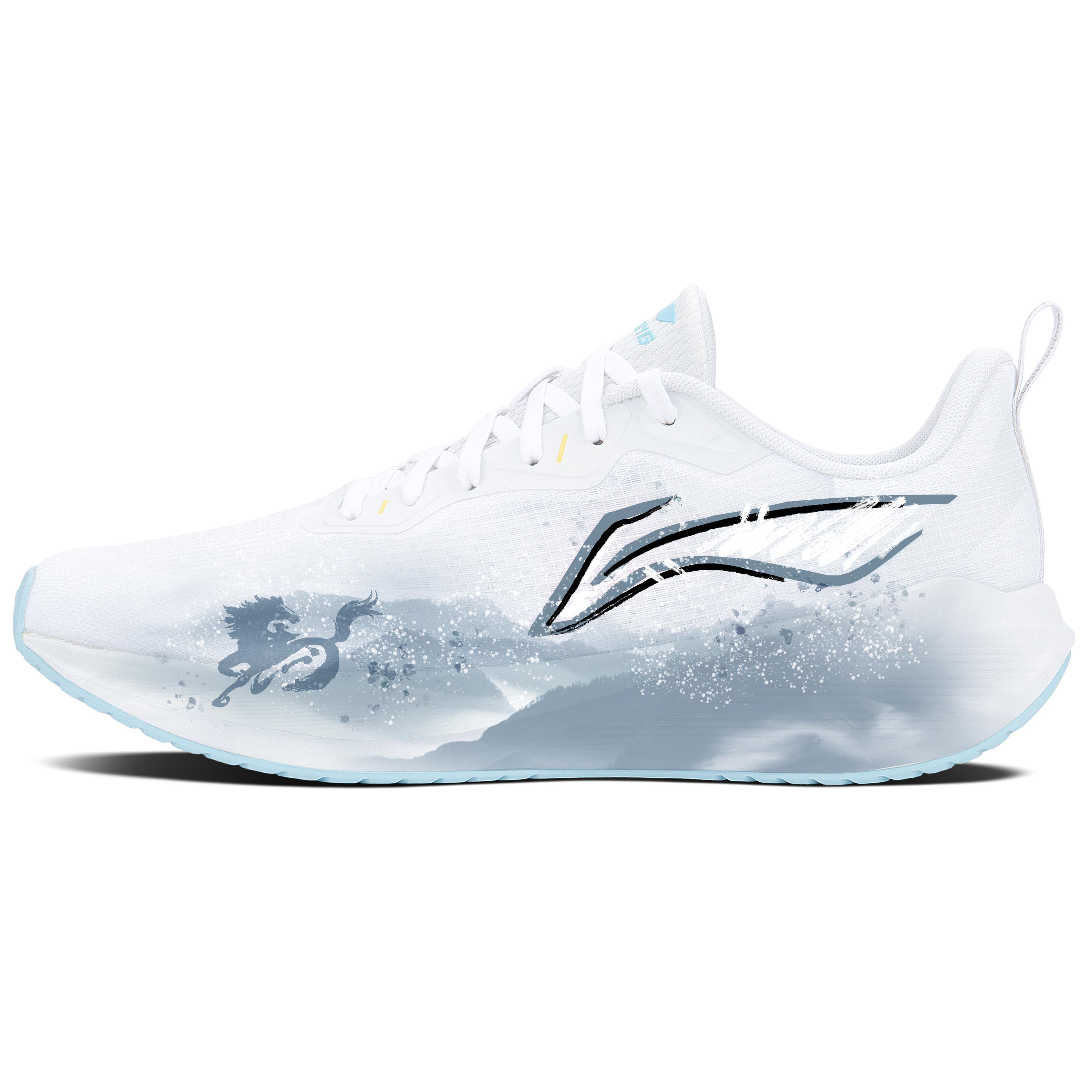 Li Ning Wuyue Амортизация Износостойкие Низкие Повседневные Для Физической Подготовки Медицинский Осмотр Беговые Кроссовки Мужские ARST003-1(Команда1957-) 43