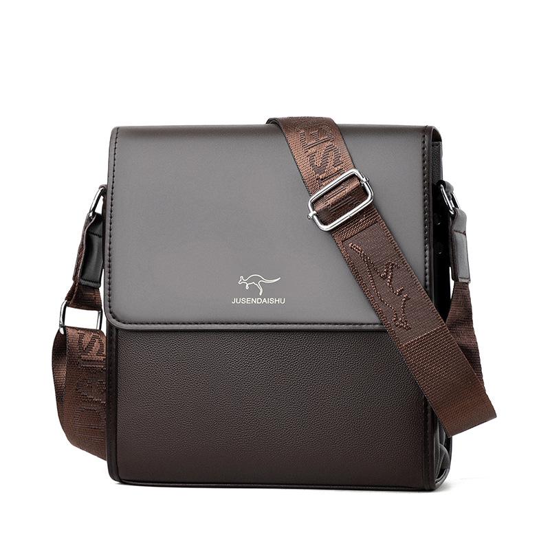 

Men s Business Casual Crossbody Briefcase Backpack - Mid-range Luxury, One-Shoulder Hanging Bag, Trendy Youthful Design