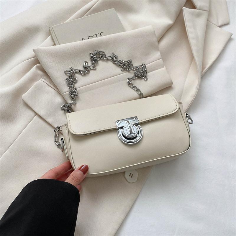 Trendy Street Style Fashionable Pu Leather Crossbody Bag 2023 Summer Small Square Bag