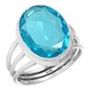 925 Sterling Silber Ring Damen Edelstein Handgefertigter Schmuck Verlobungsgeschenk Amethyst Saphir Topas Citrin Smaragd Granat Iolith Peridot Rubin Geburtsstein