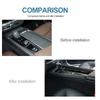 For Volvo XC60 2018-2025/S60 V60 2020-2025 Central Control Gear Shift Panel Leather Decorative Frame Car Accessories