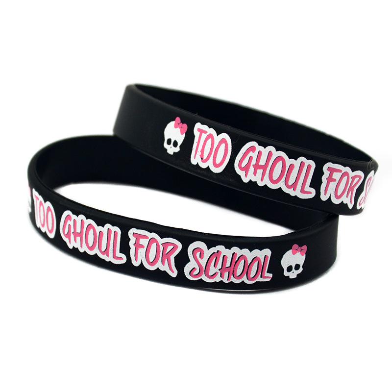 Anime Monster High silikoninė sportinė apyrankė