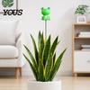 Colorful Frog Ornaments for Potted Plants Garden Stakes, Waterproof Resin Miniature Ornaments, Cute Figurines, Succulents Creative Landscape Figurines