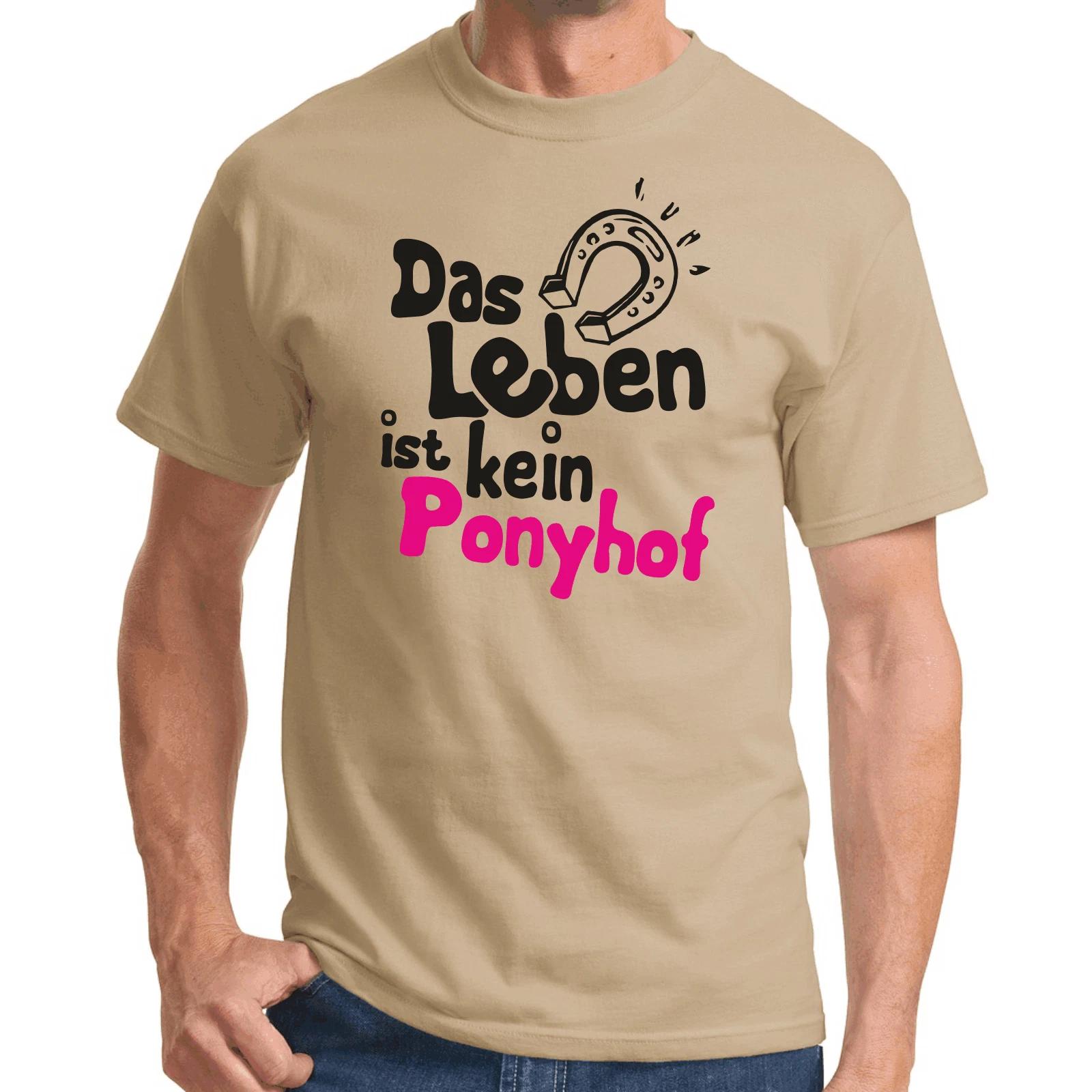 Men s and Women s T-shirts Life is not a pony farm Sayings Gift Funny Fun Comedy Cult XXXL