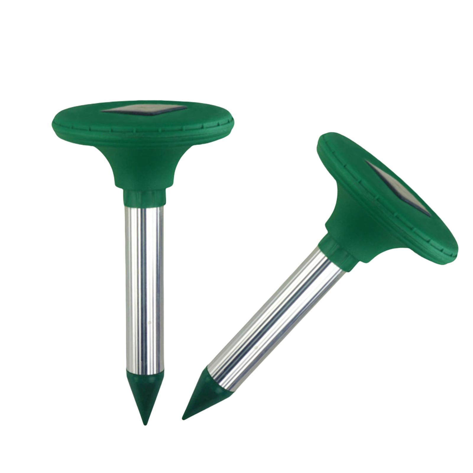 

Solar Power Ultrasonic Mole Repellent Waterproof Outdoor Outdoor Mouse Control for Yard Garden Rodent Repellent