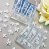 3D Silicone Flower Nail Mold DIY Nail Art Transparent Flexible Flower Template Reusable Decoration for Salon Home Manicure