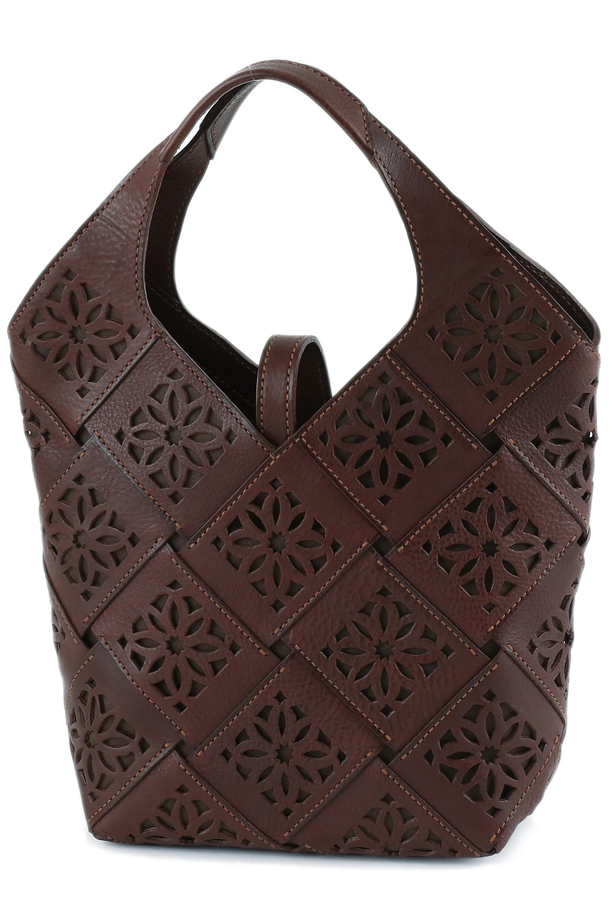 

Genten Tote Bag for Dark Brown GE-42961-56 Women, Medium,