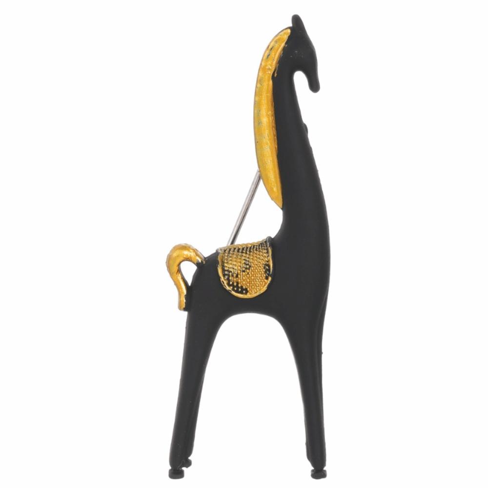 

Personality Style Pony Pin Creative Design Fashion Brooch New Horse Brooch Holiday Gift A