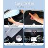 Custom-Fit for Volvo Windshield Sun Shade, Car Sunshade Cover UV Block Car Front Window with Foldable Sun Shade Cover Cool Protection Visor, Designed