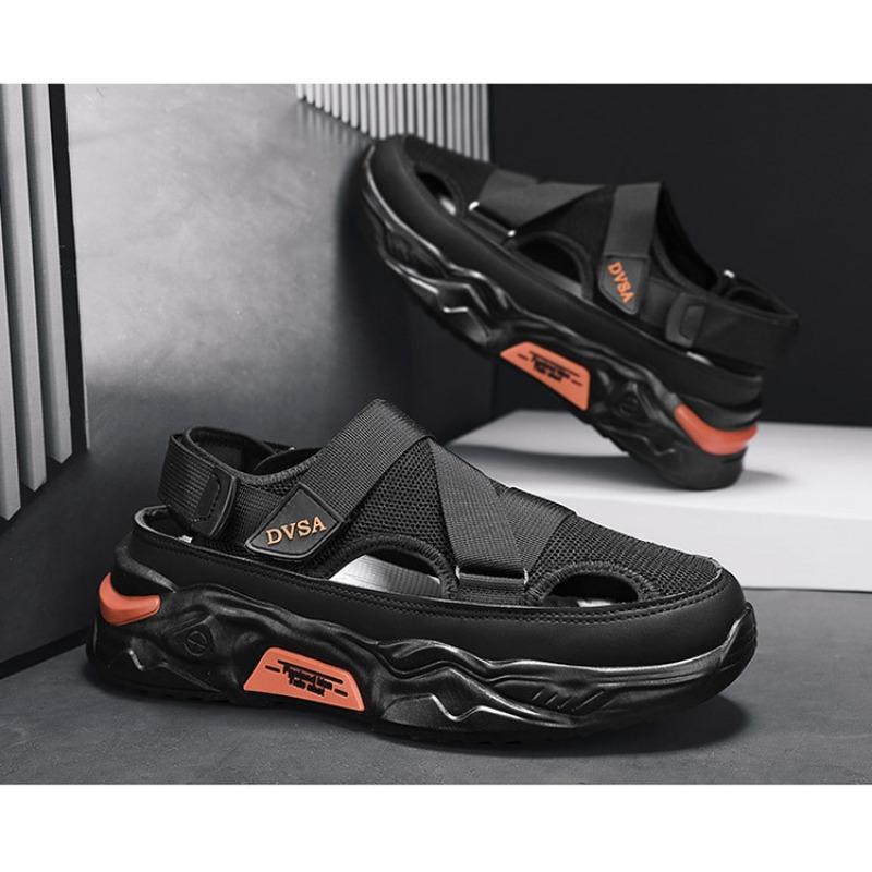 Atmungsaktive Mesh-Sandalen Bequeme Plateausohle Zehenfrei Freizeitschuhe Sommer-Schuhwerk