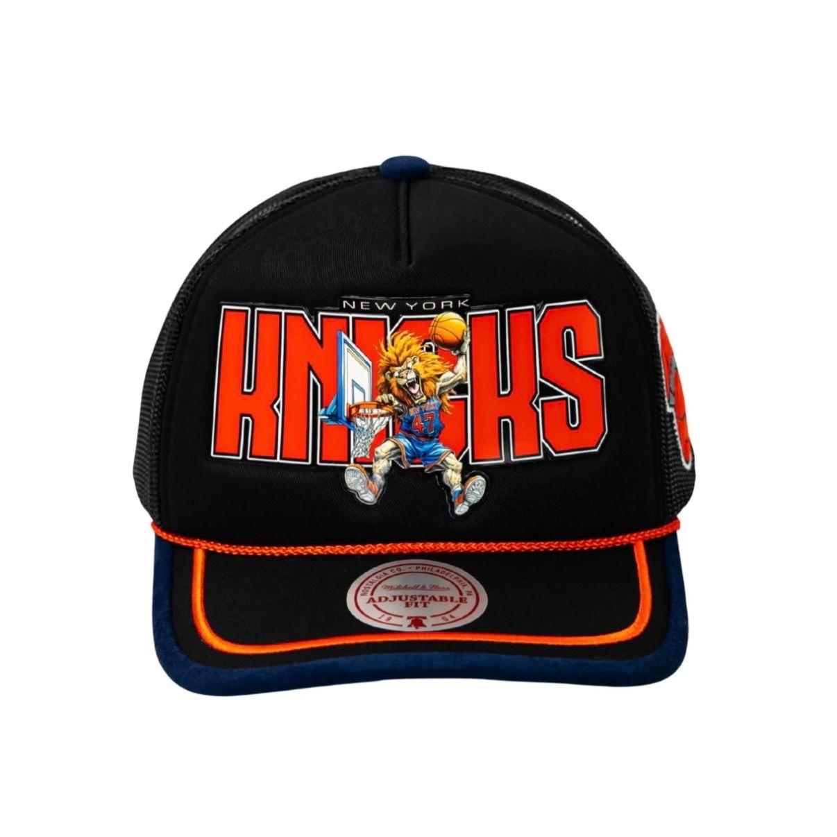 Used LRG  Mitchell & Ness  NBA KNICKS SNAPBACK HAT l4sqmssxx LRG Mitchell & Ness Knicks mesh cap