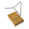 Metal Arm Display -stand Easel with Wood -based Shelf Mineral Exhibition Stand for Corals