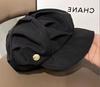 New Internet celebrity beret female autumn and winter British retro sunscreen newsboy hat foreign fashion sweet octagonal hat