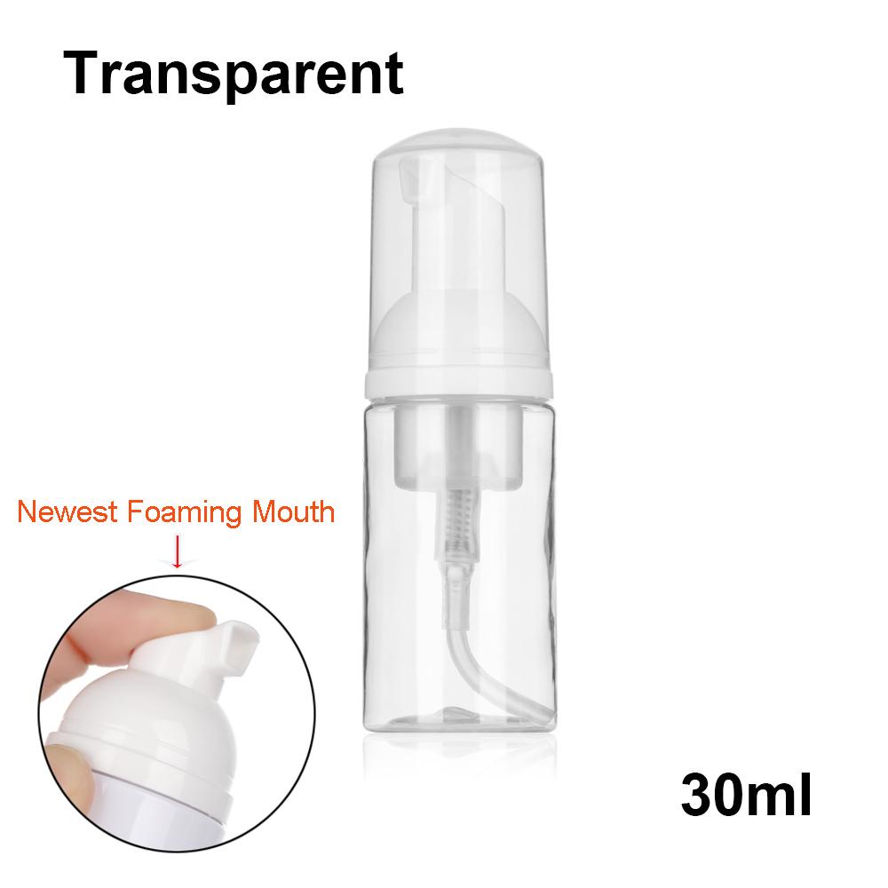 50/60/100/150/300ML Clear Foaming Bottle Liquid Soap Whipped Mousse Points Bottling Shampoo Lotion Shower Gel Foam Pump Bottles