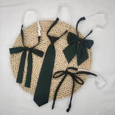 Corbatas Jk de Moda Pajarita para Cuello de Estudiante Universitaria Accesorios para Camisa Diaria Pajarita Uniforme Para Niñas Lazo Perezoso