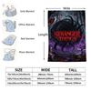 1PC Sci-Fi Horror S-Stranger T-Things Blanket Soft Warmth Flannel Throw Multifunctional Blanket Cozy Home Decorative Fans Gift