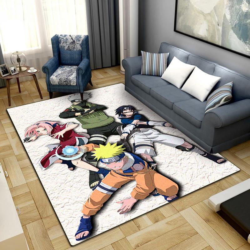 Anime-Naruto Area Carpet for Living Room Bedroom Home Decor Cool Movie Mat Floor Mat -LXR62