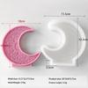 Flexible Sturdy Silicone Mould Fashion Accessory for Making Unique Moon Shaped Candle and Home Decorations