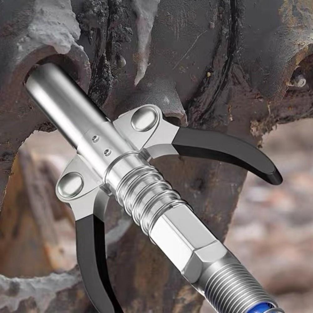 Easy To Push Grease Tool Coupler Quick Release Lubricant Tip Oil Pump Nozzle Maintenance Repair