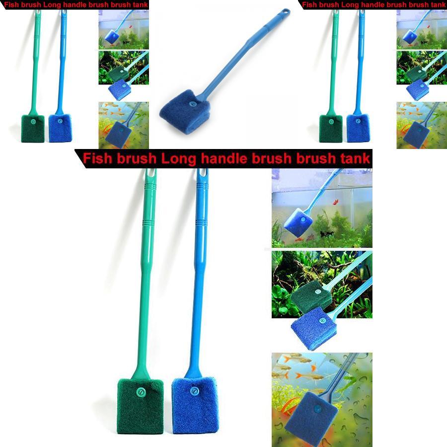 Premium Quality Scrubber Algae Remover Brush With Long Handle For Aquarium Fish Tank Cleaning