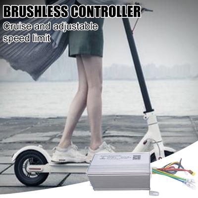 36V 350W Electric Scooter Controller Brushless 27km/h Max Speed Supports Limiting Cruise Controller for Xiaomi M365 Scooter