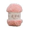 Long Plush Faux Fur Yarn Thickness Knitting Yarn Thread New Fluffy Mink Yarn  DIY Crocheting Hat