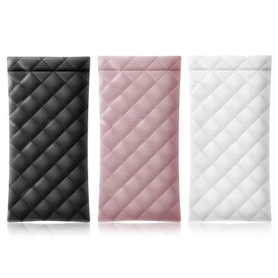 Estuche para Gafas con Resorte Estuches Portátiles para Gafas de Sol Estuche de Cuero para Gafas para Viajes y Uso Diario