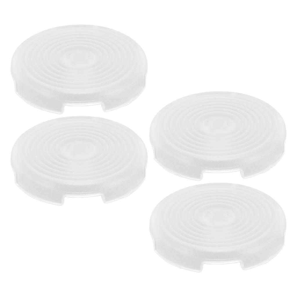 18pcs Joystick Replacement Caps 25.3mm Diameter Mechanical Button Caps Gaming Button Caps Covers Transparent
