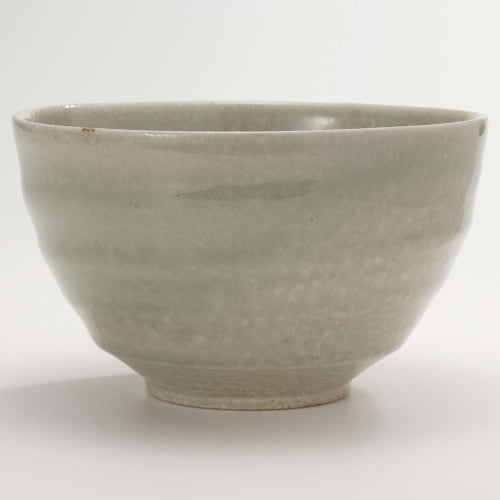 Marui Seito Shigaraki Ware Hechimon Matcha Bowl, Meizan Kiln, Green Glaze, Diameter: Approx. 13.5cm X Height: 8cm, Made In Japan, Ceramic, MR-3-2702