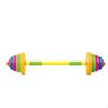 Toy Barbell with Weight Plates Child-Friendly Fillable Lightweight