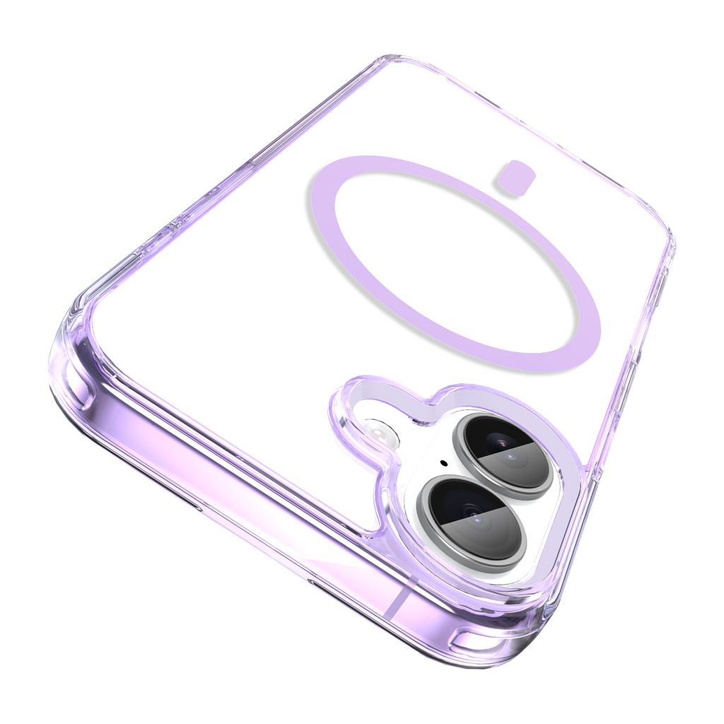 iPhone 16 Plus Clear Phone Case,Non-Yellowing Magnetic Phone Case for iPhone 16 Plus