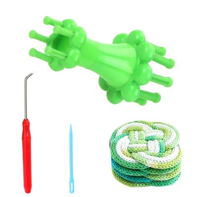 Knitting Doll 1 Set Double Head Alternative Flower Arranger DIY Weaving Tool Spool Loom Wool Rope Craft Tools Knitter