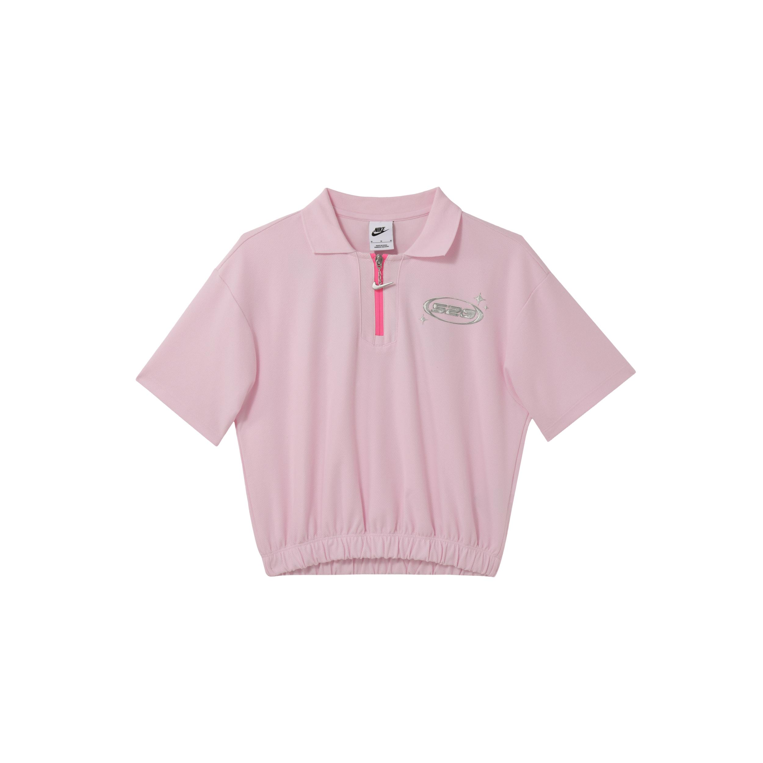 

Новая женская рубашка-поло Nike Sportswear, цвет пена-розовый, FN3707-612 XL